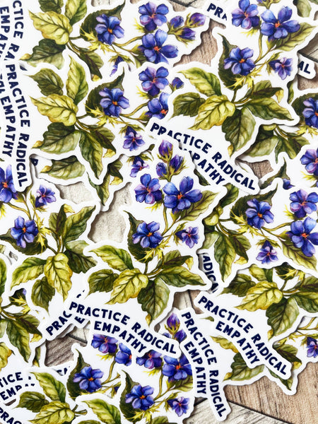 Practice Radical Empathy: Feminist Sticker