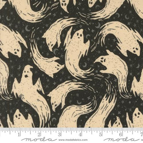 Ghostly Ghost in Midnight  ---  Home Sweet Haunt -- Stacy Iest Hsu -- Moda Fabrics
