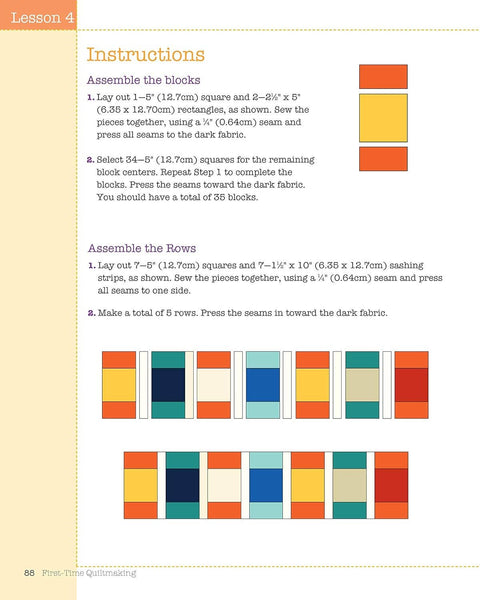 First-Time Quiltmaking, Second Revised & Expanded Edition