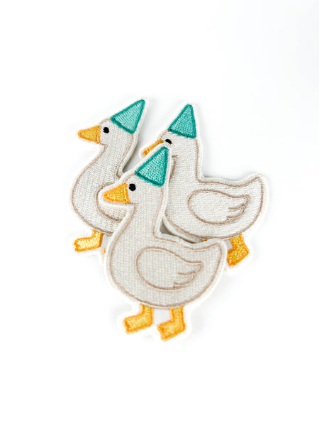 Silly Goose Embroidered Patch Funny Iron On Patch for Hats
