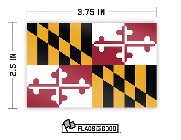 Maryland Flag Sticker