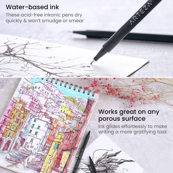 Arteza® Inkonic™ Fineliner Pens Set, 48 pc.