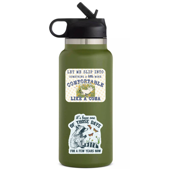 Mental Health Butterfly Raccoon High Quality Vinyl Sticker