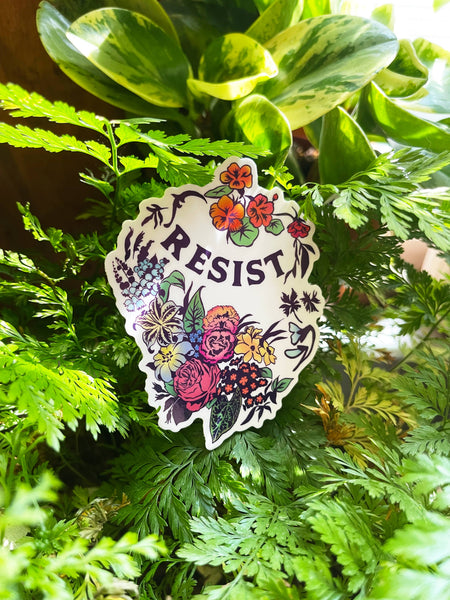 Resist: Feminist Sticker