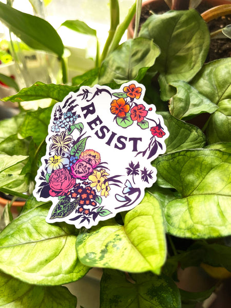 Resist: Feminist Sticker