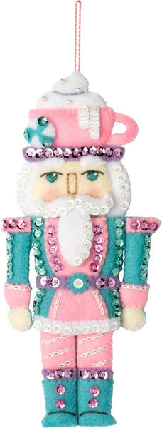 Bucilla Nutcracker Sweet Felt Ornaments Set of 6