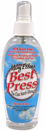 Best Press Spray Starch Scent Free 6oz --  by Mary Ellen