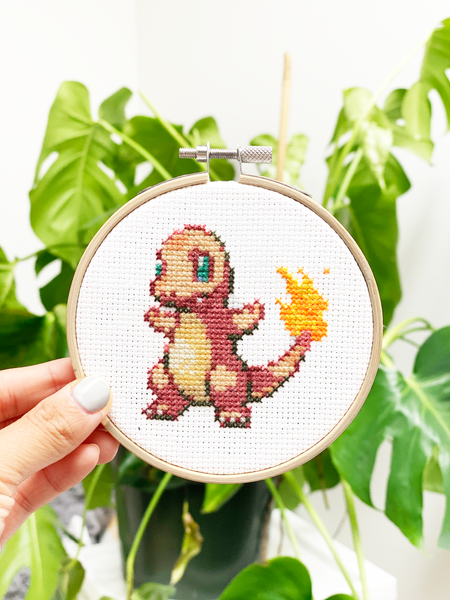 Charmander - DIY Cross Stitch Kit