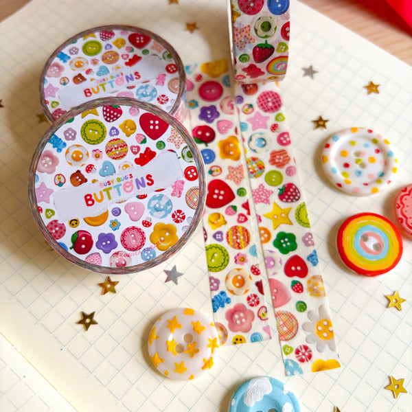 Busy Bug’s Buttons Washi Tape