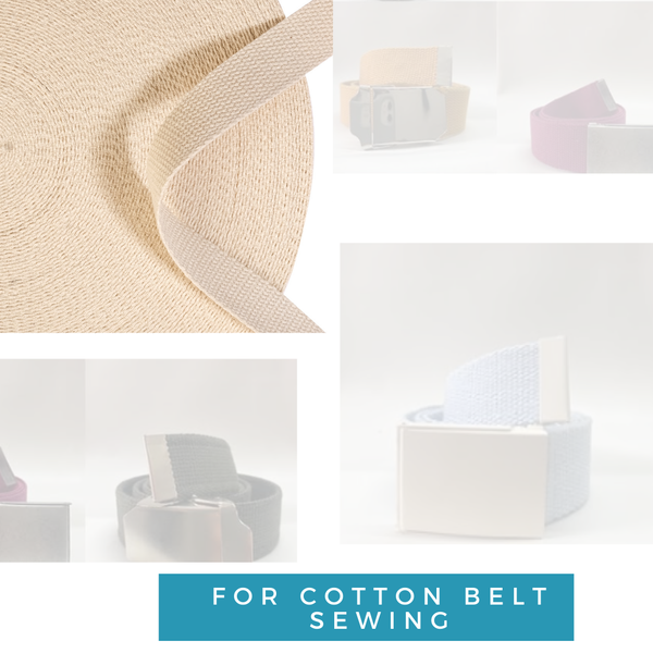 1.25 Inch Natural- Heavy Cotton Webbing Strap DIY