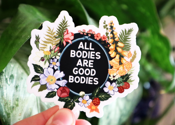 All Bodies Are Good Bodies: Feminist Sticker