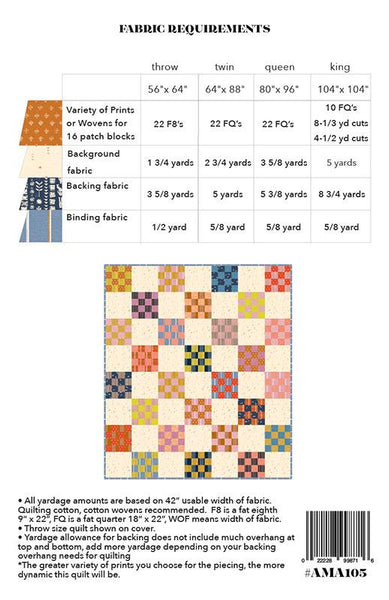 Sixteen Patch Quilt Pattern --  Alexia Abegg for Ruby Star Society