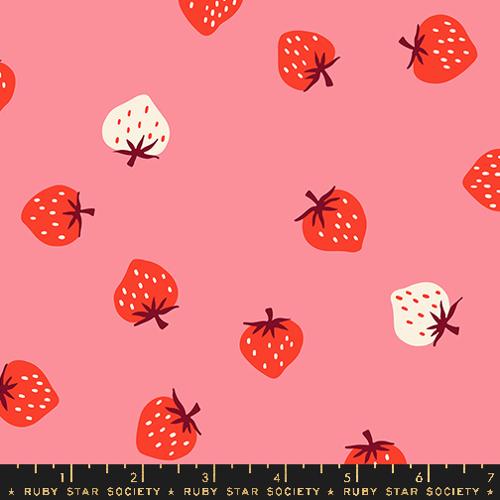Strawberry Toss in Sorbet -- Strawberry by Kim Kight -- Moda Fabrics