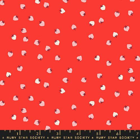 Mini Berry in Lollipop -- Strawberry by Kim Kight -- Moda Fabrics