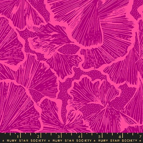 Ginko Florals in Light Berry -- Glow Garden by Sarah Watts -- Moda Fabrics