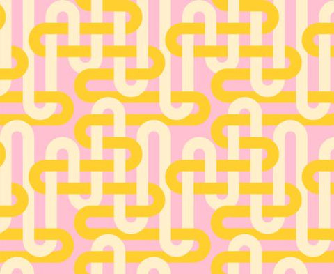 Woven Geometrics in Sorbet -- Groove by Emily Van Hoff for Moda Fabrics