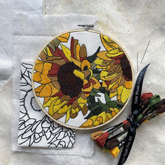 Sunflower 8"  -- Kate Wyatt Fine Art