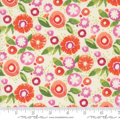 Posy Party in Cream -- Superbloom by Robin Pickens for Moda Fabrics