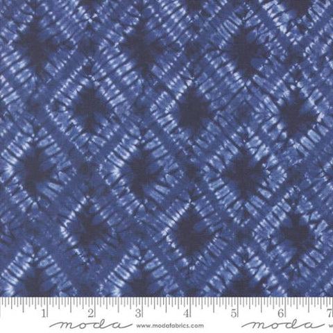 Diamonds Geometric Shibori in Dusk  -- Winter Chill by Debbie Maddy-- Moda Fabrics