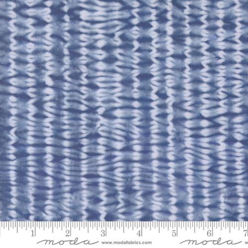 Icicle Stripes Shibori Glacier  -- Winter Chill by Debbie Maddy-- Moda Fabricsf