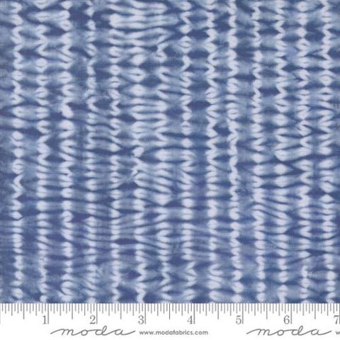 Icicle Stripes Shibori Glacier  -- Winter Chill by Debbie Maddy-- Moda Fabricsf