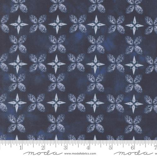 North Star Blenders Shibori in Midnight -- Winter Chill by Debbie Maddy-- Moda Fabrics