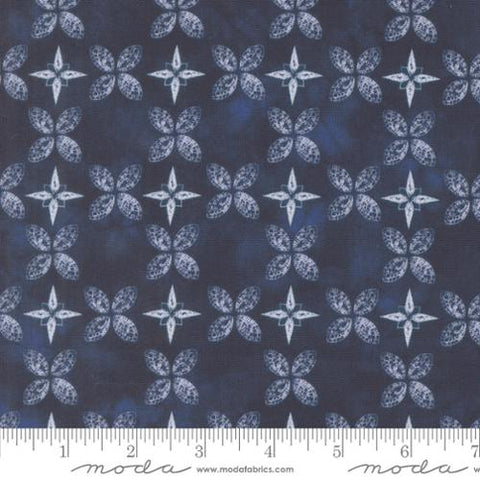 North Star Blenders Shibori in Midnight -- Winter Chill by Debbie Maddy-- Moda Fabrics