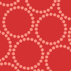 108" New Pearl Bracelet Christmas Red -- Tiny Christmas by Lizzy House -- Moda Fabrics