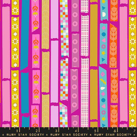 Yay Its Tape in Berry -- Washi Plus by Rashida Coleman Hale -- Ruby Star Society -- Moda Fabric