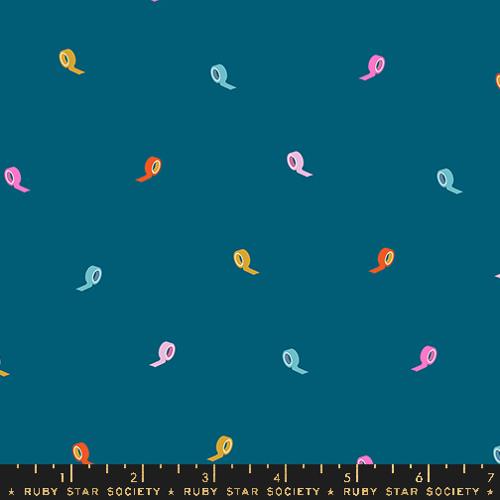 Roll With It in Teal -- Washi Plus by Rashida Coleman Hale -- Ruby Star Society -- Moda Fabric