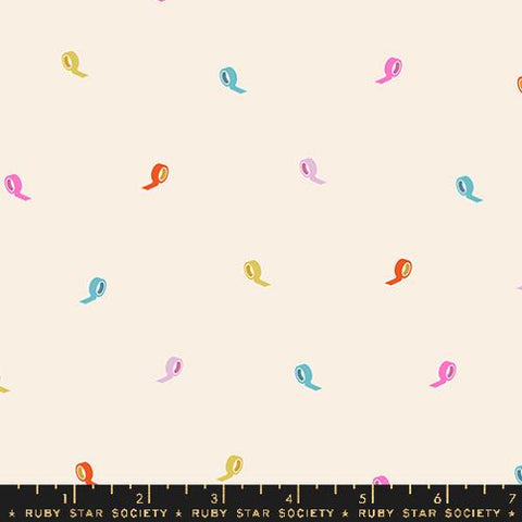 Roll With It in Natural-- Washi Plus by Rashida Coleman Hale -- Ruby Star Society -- Moda Fabric