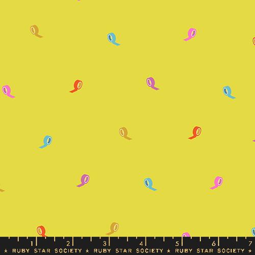 Roll With It in Citron -- Washi Plus by Rashida Coleman Hale -- Ruby Star Society -- Moda Fabric