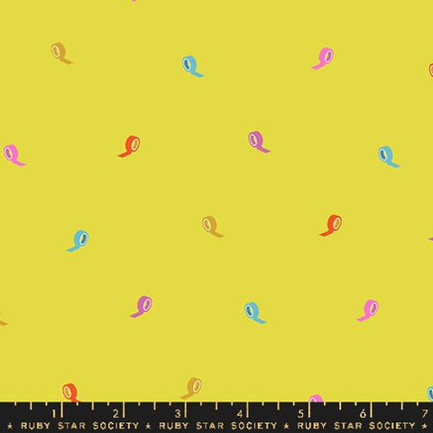 Roll With It in Citron -- Washi Plus by Rashida Coleman Hale -- Ruby Star Society -- Moda Fabric
