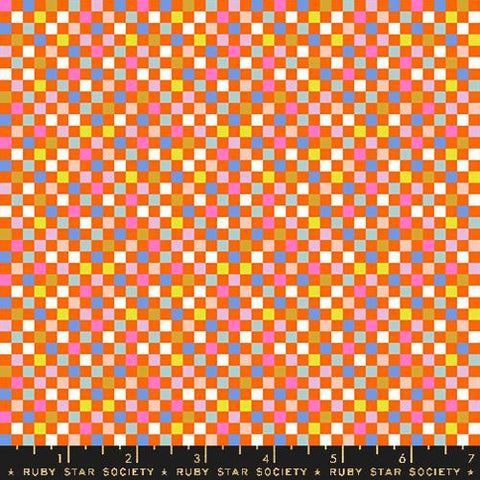 Checkmate Checks and Plaids in Goldfish -- Washi Plus by Rashida Coleman Hale -- Ruby Star Society -- Moda Fabric