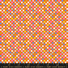 Checkmate Checks and Plaids in Goldfish -- Washi Plus by Rashida Coleman Hale -- Ruby Star Society -- Moda Fabric