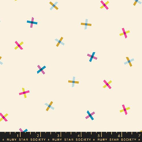 Plus Points in Natural -- Washi Plus by Rashida Coleman Hale -- Ruby Star Society -- Moda Fabric