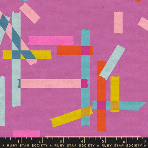 Washi Plus Canvas in Heliotrope -- Washi Plus by Rashida Coleman Hale -- Ruby Star Society -- Moda Fabrics