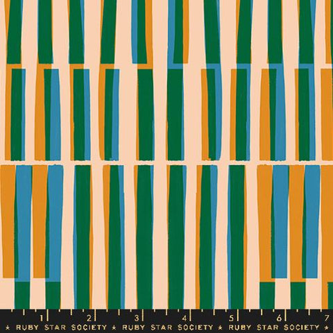 Ladders 30s in Tumeric -- Geometry by Ruby Star Society -- Moda Fabric