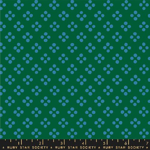 Pixie Dots in Jade -- Geometry by Ruby Star Society -- Moda Fabric