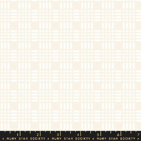 Waffle Checks in Natural -- Geometry by Ruby Star Society -- Moda Fabric