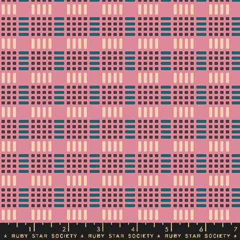 Waffle Checks in Plum -- Geometry by Ruby Star Society -- Moda Fabric