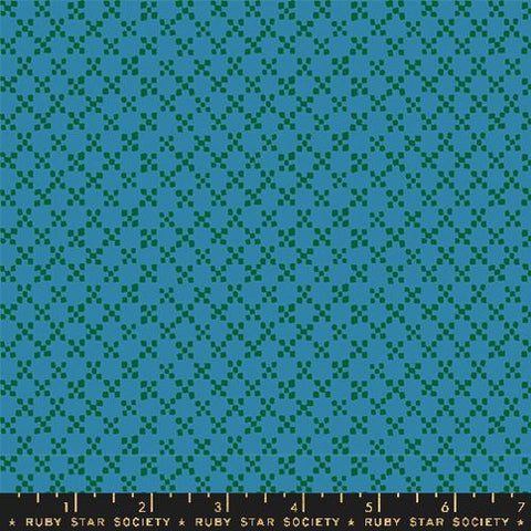 Ditsy Tiles in Chambray -- Geometry by Ruby Star Society -- Moda Fabric