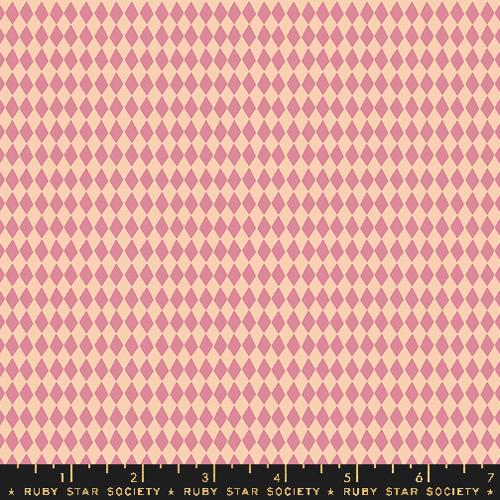 Harlequin Geometrics in Plum -- Geometry by Ruby Star Society -- Moda Fabric