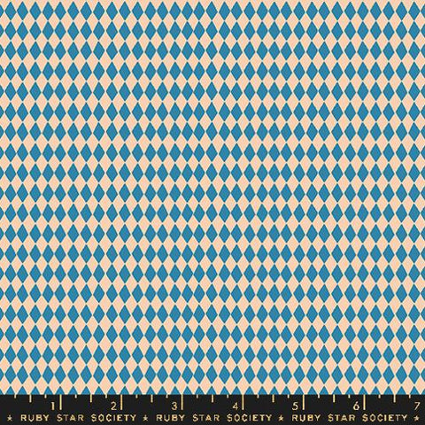 Harlequin Geometrics in Chambray -- Geometry by Ruby Star Society -- Moda Fabric