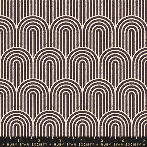 Hump Day Canvas in Eggplant -- Geometry by Ruby Star Society -- Moda Fabric