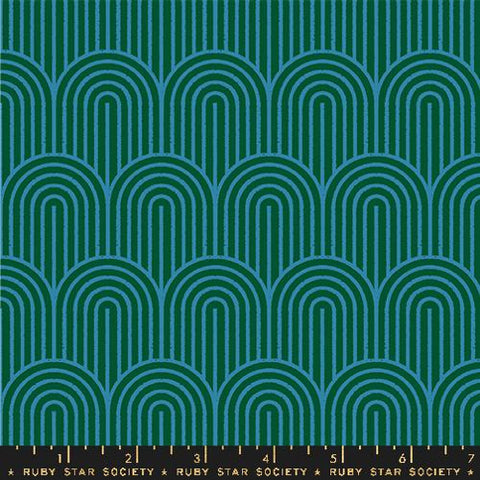 Hump Day Canvas in Jade -- Geometry by Ruby Star Society -- Moda Fabric