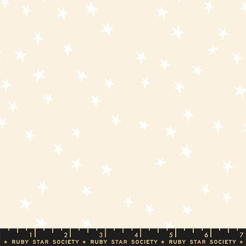 Starry New White On Natural -- Starry by Alexia Abegg for Ruby Star Society -- Moda Fabric