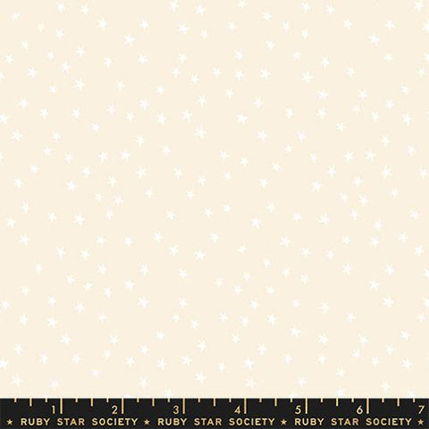 Mini Starry White On Natural -- Starry by Alexia Abegg for Ruby Star Society -- Moda Fabric