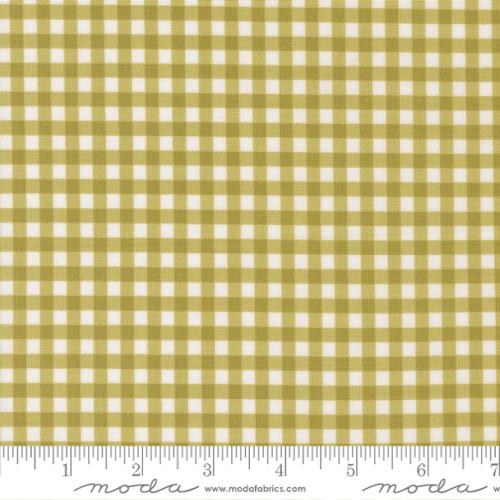 Gingham Checks and Plaids in Grass --Lucky by Sweetwater -- Moda Fabrics