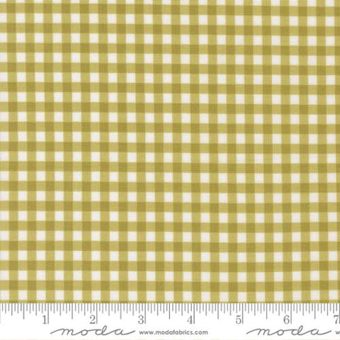 Gingham Checks and Plaids in Grass --Lucky by Sweetwater -- Moda Fabrics